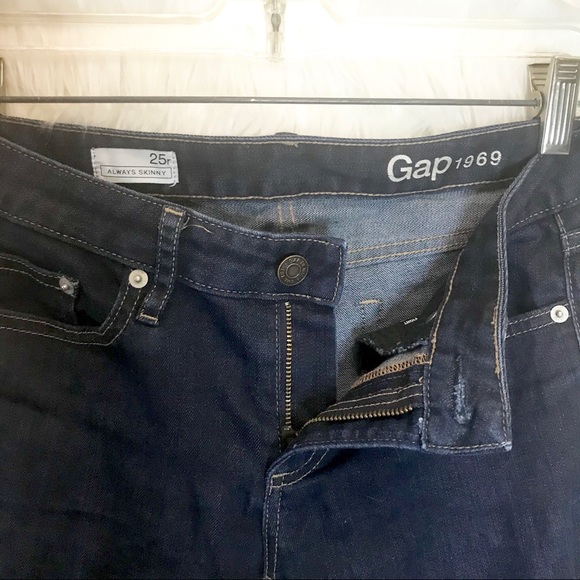 Gap 1969 Always Skinny jeans 25R - Picture 3 of 7